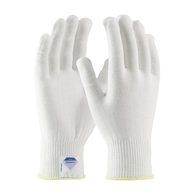 White S Gloves with Spun Dyneema, 13 Gauge, White, Light Weight, ANSI2 Gloves made with Dyneema 1 Dozen 17-SD200/S