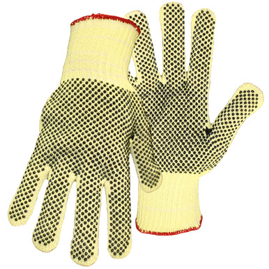 Gloves made with Kevlar Brand Fiber - Size L, Yellow 1 Pair 1KK2202