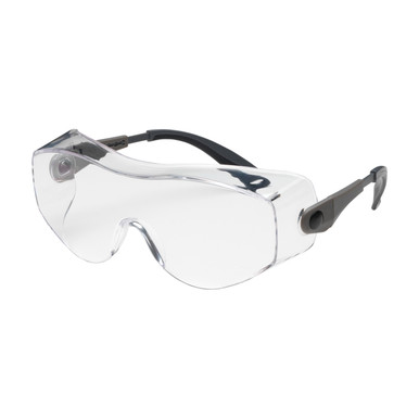 Black OS Oversite, Clr Uncoated, Blk/Gry OTG, Adj Length Ratcheting Over-the-Glass (OTG) Rimless Frame 1 Pair 250-98-0080