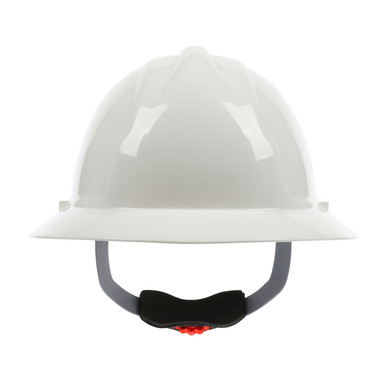 White OS PIP 4200 Series Full Brim, Green,4-Pt, Textile Susp, Wheel Ratchet, Class E ANSI Type I Helmets 280-FBW4200-30
