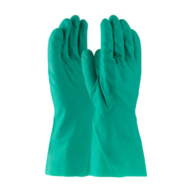 Green XXL Assurance Unsupport Nitrile, Grn., 11 Mil, 13 Inch, Unlined, Diamond Unsupported Nitrile Gloves 1 Dozen 50-N110G/XXL