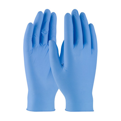 Blue L Ambi-Dex Octane Disposable Nitrile, 3 Mil Blue, Powder Free, Text Grip Disposable Liquid-Proof Gloves 1 Box 63-230PF/L