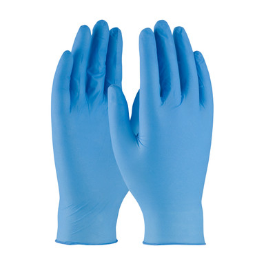 Blue XL Ambi-Dex Disposable Nitrile, 4 Mil Blue, Premium Grade, Powder Free Disposable Liquid-Proof Gloves 1 Box 63-331PF/XL