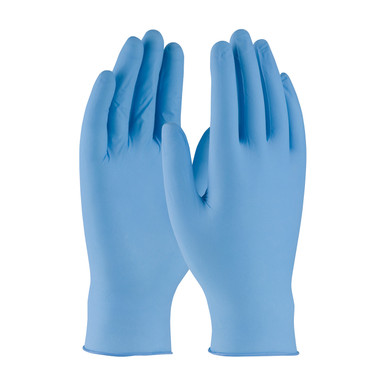Blue L Ambi-dex Turbo Disposable Nitrile, 5 mil Blue, Powdered, 100 pcs/box Disposable Liquid-Proof Gloves 1 Box 63-332/L