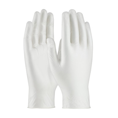 White XL Ambi-Dex Disposable Vinyl, 5 Mil Clear, Premium Grade, Powder Free Disposable Liquid-Proof Gloves 1 Box 64-435PF/XL