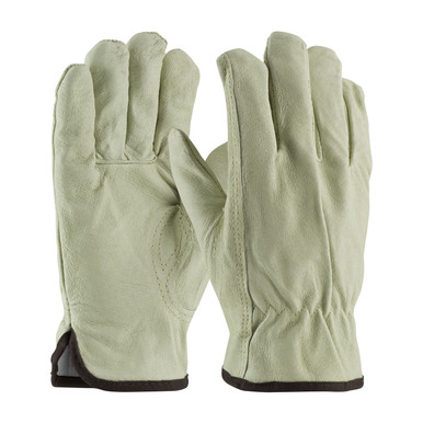 Natural XL Top Grain Pigskin Drivers, 3M Thinsulate Lining, Keystone Thumb Insulated Driver's Gloves 1 Dozen 77-469/XL