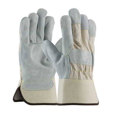 White S Platinum Series, Heavy Side, Heavy Wht. Canvas, Kevlar Stitch, SC Split Leather Palm 1 Dozen 80-8800/S