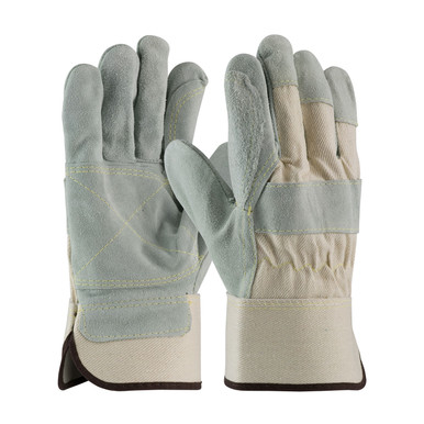 White S Platinum Series, Hvy Side, Dbl Palm Hvy Wht Canvas, Kevlar Stitch, SC Split Leather Palm 1 Dozen 80-8855/S