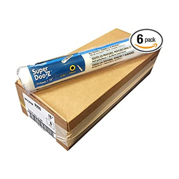 Wooster Genuine 18" Super Doo-Z 3/8" Nap Roller Cover 6-Pack, R205-18-6PK
