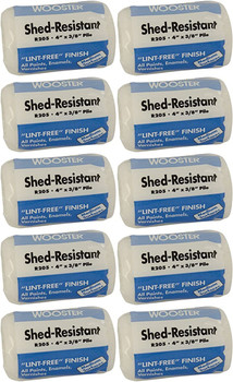Wooster Genuine 4" Super Doo-Z 3/8" Nap Roller Cover 10-Pack, R205-4-10PK