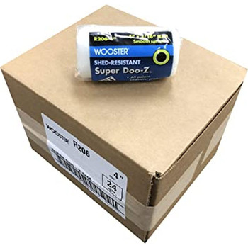Wooster Genuine 4" Super Doo-Z 3/16" Nap Roller Cover 24-Pack, R206-4-24PK