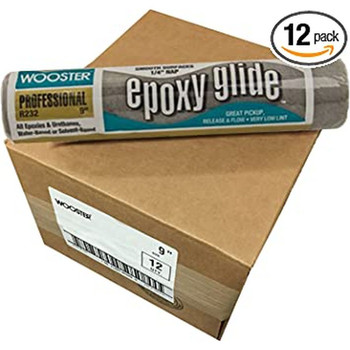 Wooster Genuine 9" Epoxy Glide Roller Cover 12-Pack, R232-9-12PK