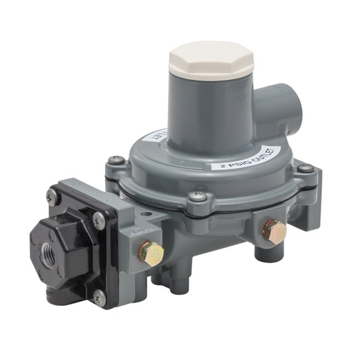 Emerson Fisher Type R232E-BBH 1/4 in. FNPT x 1/2 in. FNPT Aluminum Integral Two PSI Regulator w/ 1 - 2.2 PSIG Spring, 500K BTU/HR