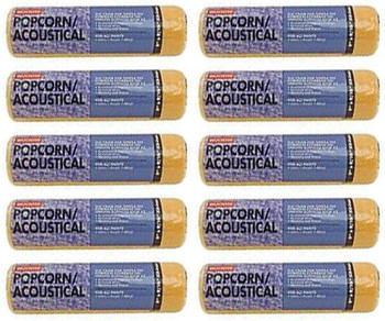Wooster Genuine 9" Popcorn/Acoustical Roller Cover 10-Pack, R234-9-10PK