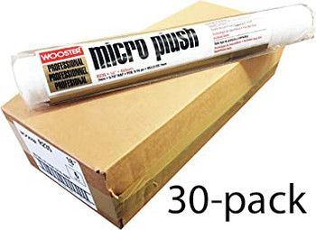 Wooster Genuine 18" Micro Plush 5/16" Nap Roller Cover 30-Pack, R235-18-30PK