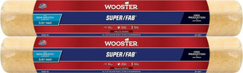 Wooster Genuine 18" Super/Fab 3/8" Nap Roller Cover 2-Pack, R239-18-2PK