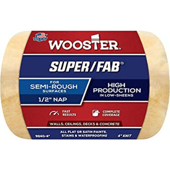 Wooster Genuine 4" Super/Fab 1/2" Nap Roller Cover - R240-4