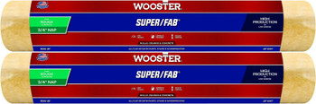 Wooster Genuine 18" Super/Fab 3/4" Nap Roller Cover 2-Pack, R241-18-2PK