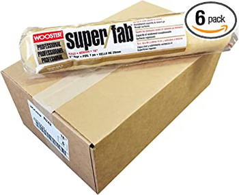 Wooster Genuine 18" Super/Fab 1" Nap 6-Pack Roller Cover - R242-18-6PK