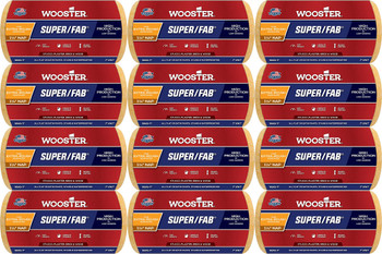 Wooster Genuine 7" Super/Fab 1¼" Nap Roller Cover 12-Pack, R243-7-12PK