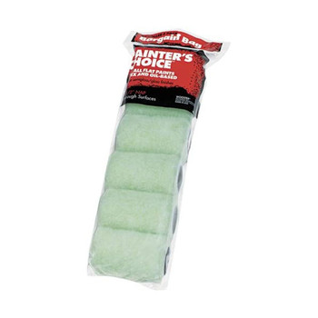 Wooster Genuine 4" Painter's Choice 1/2" Nap Trim Roller 6-Pack, R271-4