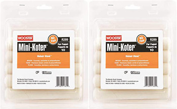 Wooster Genuine 6" Mini-Koter Mohair Blend 2 Sets Of 10-Pack Roller Cover # R289-6-2PK