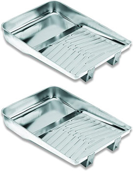 Wooster Genuine 11" Deluxe Metal Paint Tray 2-Pack, R402-11-2PK