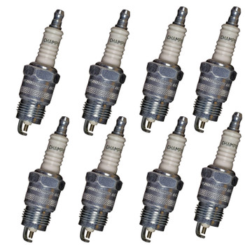 Champion 8 Pack of Genuine OEM (130S) Spark Plugs - RF14LC-8PK
