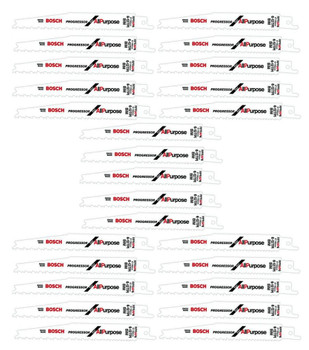 Bosch RPRAP6 (25 Pack) 6-Inch 6/12 TPI Wood Cutting Reciprocating Saw Blades # RPRAP6B-25PK