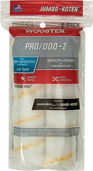 Wooster 6.5" Jumbo-Koter Pro/Doo-Z 3/8" Nap 2-Pack Roller Cover - RR302-6.5