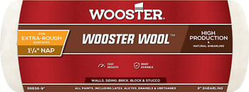Wooster Genuine 9" Wooster Wool 1¼" Nap Roller Cover - RR636-9