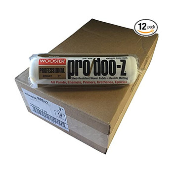 Wooster Genuine 9" Pro/Doo-Z 3/8" Nap 12-Pack Roller Cover - RR642-9-12PK