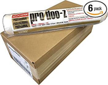 Wooster Genuine 14" Pro/Doo-Z 1/2" Nap 6-Pack Roller Cover - RR643-14-6PK