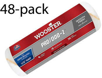Wooster Genuine 9" Pro/Doo-Z 1/2" Nap 48-Pack Roller Cover - RR643-9-48PK
