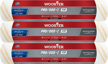 Wooster Genuine 14" Pro/Doo-Z FTP 1/2" Nap 3-Pack Roller Cover - RR667-14-3PK