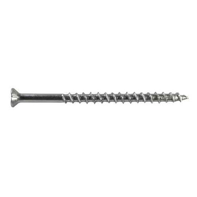 Simpson Strong-Tie #8 x 2-1/2" Deck-Drive DWP Wood Screws, 305 Stainless Steel, Six Lobe, Flat Head (5/LB) #S08250WPF5