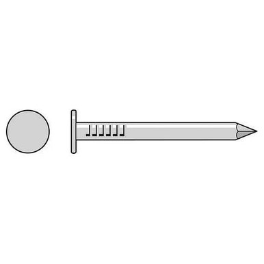 Simpson Strong Tie-S810RNB, 8d, 10 Gauge, 2-1/2", Roofing Nail, Smooth Shank (25/LB)
