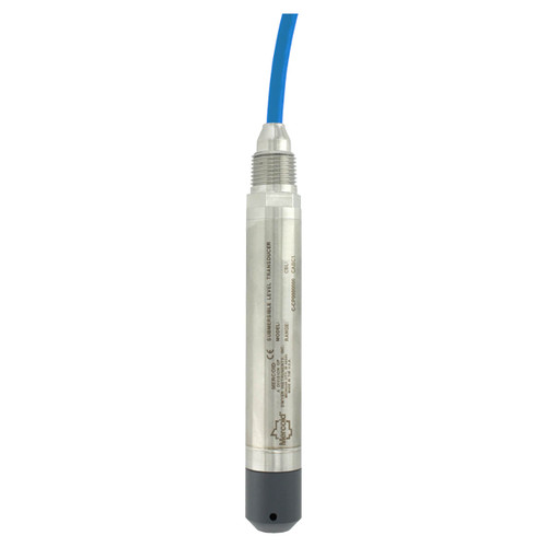 Dwyer Series SBLTX Submersible Level Transmitter, Intrinsically Safe, w/40 Ft. Polyurethane Cable, 4-20 mA Output