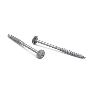 Simpson Strong-Tie .276" X 6" Strong Drive SDWH Timber Screws, Large Hex Washer Head, Hot-Dip Galvanized (30/Pkg) #SDWH27600GR30