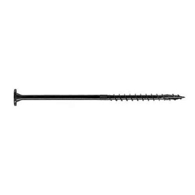 Simpson Strong-Tie .195 x 6" Strong-Drive SDWS Timber Screws, Interior Grade, Low Profile Head, Six-Lobe, E-Coat Black (50/Pkg) #SDWS19600-R50