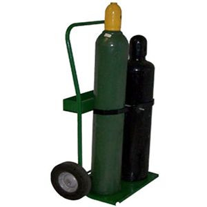 Medium Oxygen and Acetylene Cylinder Transport Cart, Steel Hubbed Wheels 820-8