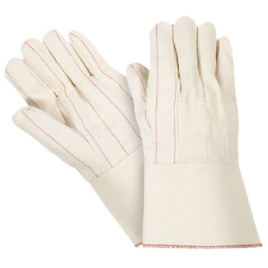 Hot Mill Gloves - 100% Cotton- Medium Weight - 1 Dozen Units U24G