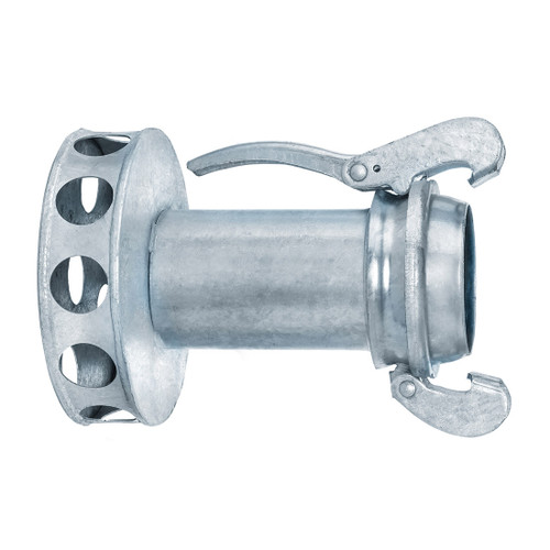 Kuriyama Sphere Lock™ Male Ball x Round Hole Strainer w/ Locking Lever Ring - Type B