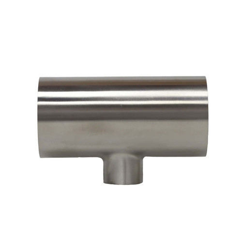 JME SS7RWWW7 Series 304 SS Weld Reducing Tees, Polish ID/OD