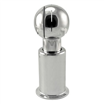 JME SSRSB Series 304 SS 360° Rotating Spray Ball, 1 1/2 in. Clamp Connection