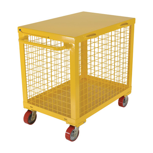 Vestil TBS-2436-XM-13 Portable Storage Tool Box Cart w/Lockable Door, 2000 lb. Cap.