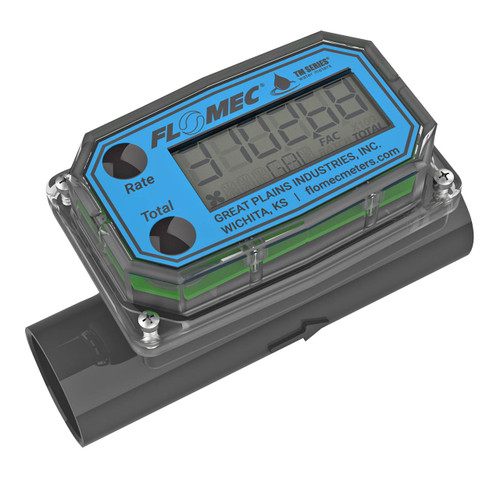 GPI TM Series 1 in. Spigot Electronic Water Flow Meter w/ LCD Display