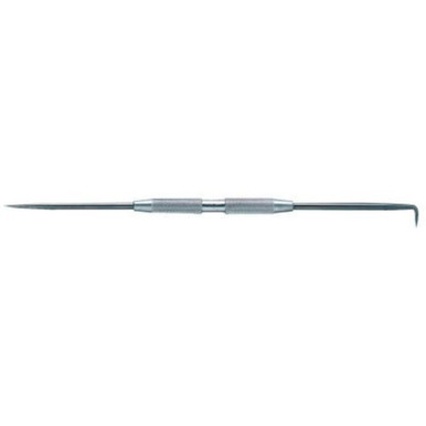 General Tools Fixed Two Point Scribers, 8 7/16 in, Hardened Steel, Straight Point; 90? Point, 1/EA, #80