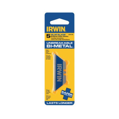 Irwin Bi-Metal Utility Knife Replacement Blades, Bi-Metal #2084100 (5 per Pack, 10 Packs)