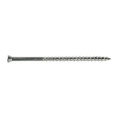 Simpson Strong-Tie #7 x 2-1/4" Trim-Head Deck Screws, 6-Lobe, 305 Stainless Steel, Type 17, Brown 01 (350/Pkg) #S07225FTPBR01